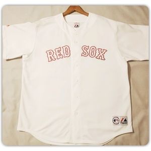Men's Boston Red Sox Majestic Base Team Jersey XL